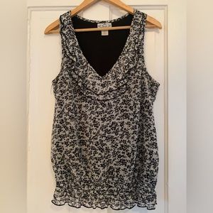 Tank Blouse with Pattern